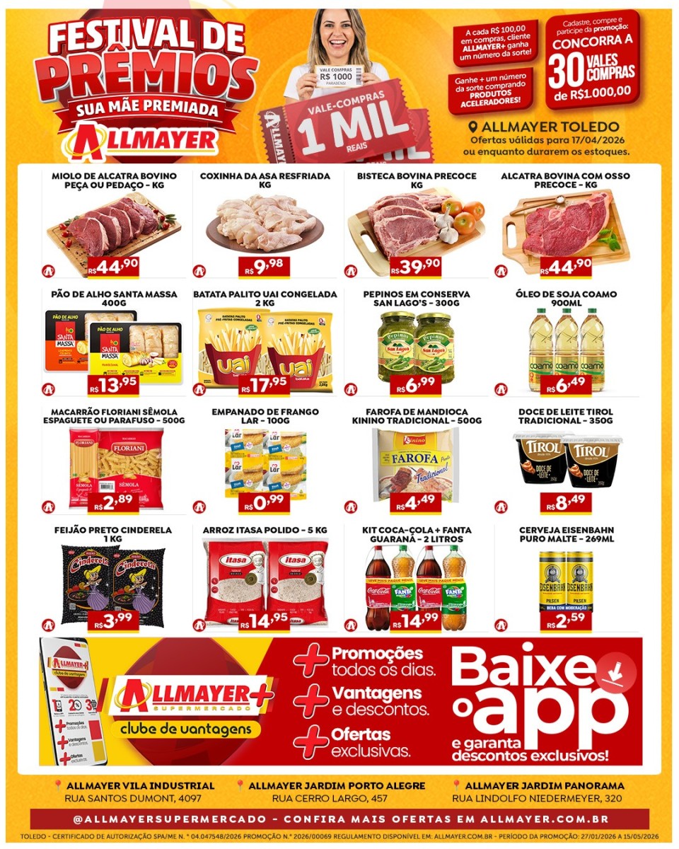 Ofertas Allmayer para 17/04/2026