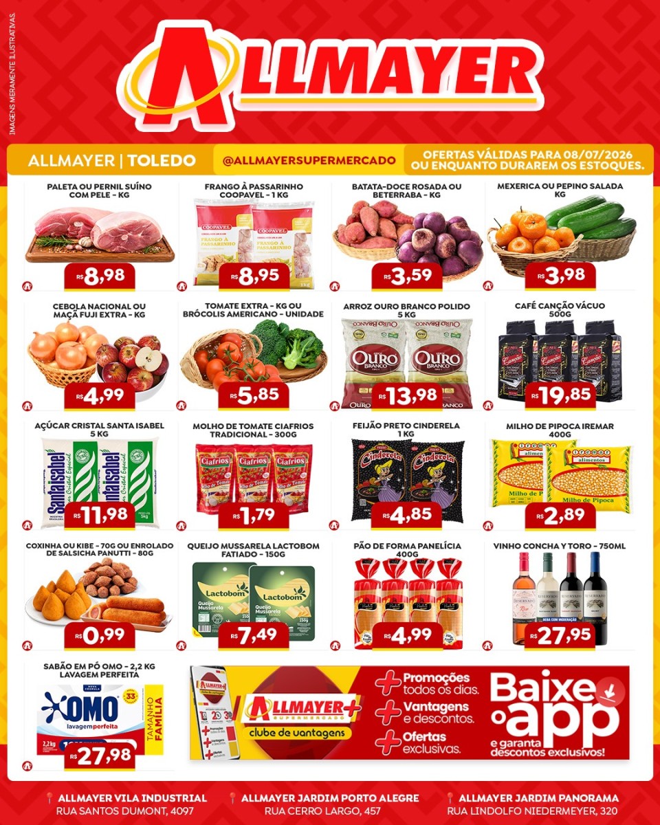 Ofertas Allmayer para 08/07/2026
