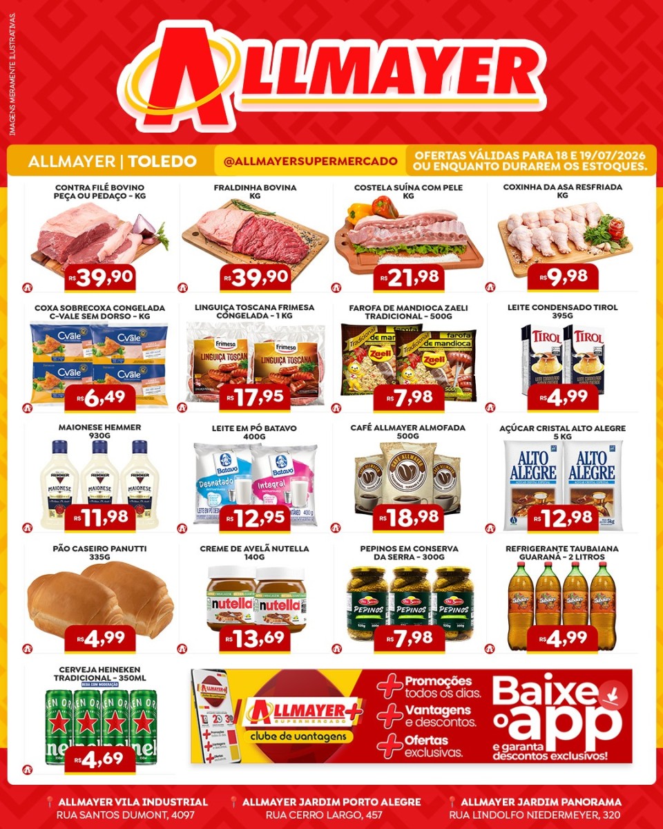 Ofertas Allmayer para 18/07/2026