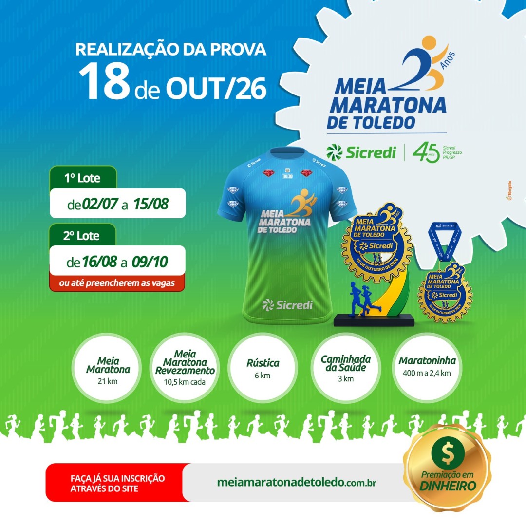 25ª Meia Maratona de Toledo – Sicredi