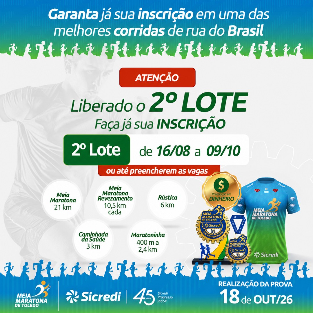25ª Meia Maratona de Toledo – Sicredi