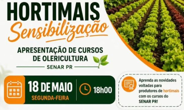 Apresentação de Cursos de Olericultura