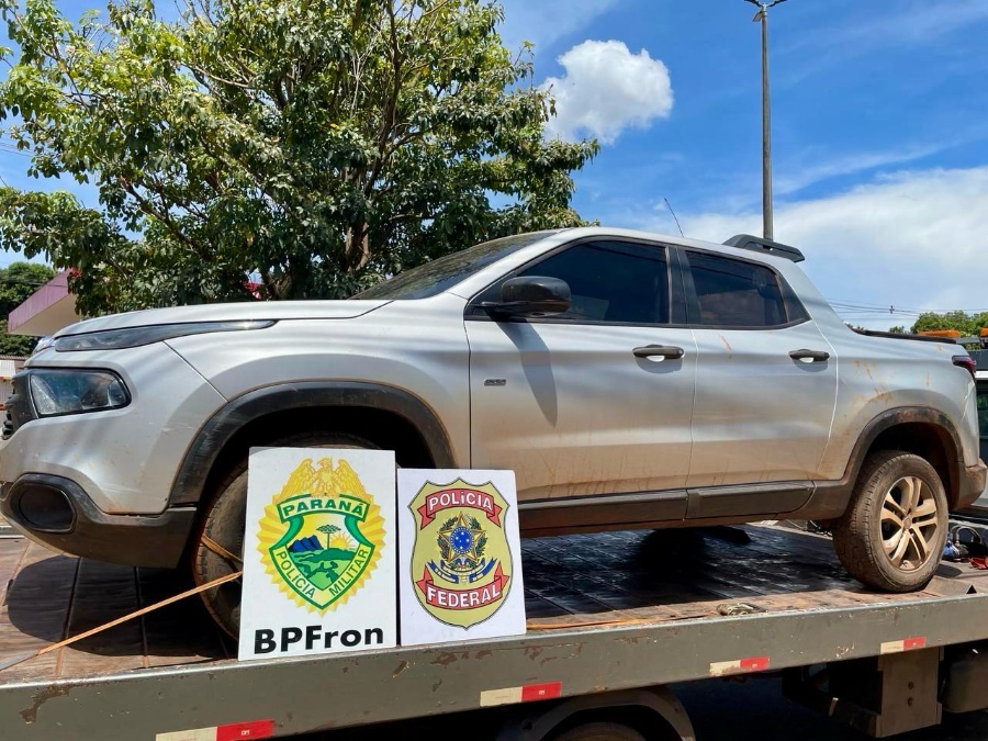 PF e BPFron resgatam veículo furtado em Operação Conjunta em Guaíra