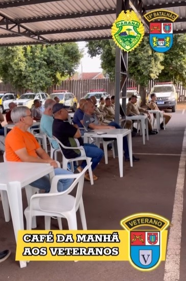 19º Batalhão de Polícia Militar de Toledo celebra Dia do Veterano com homenagem especial