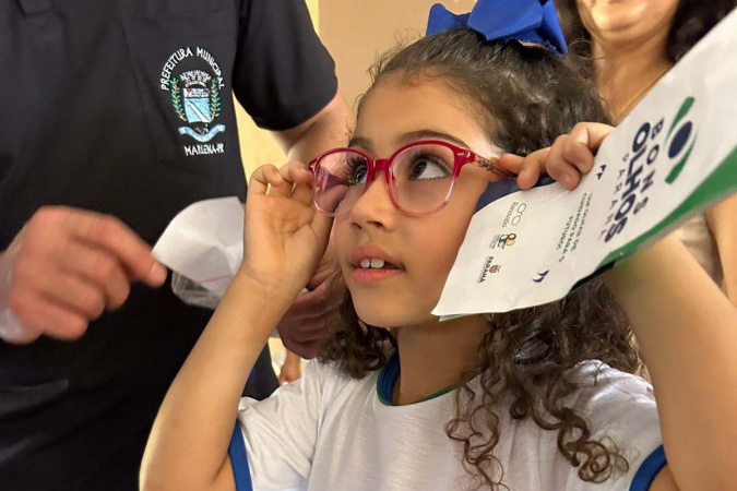 Distribuição de óculos será ampliada para alunos da rede estadual de 275 municípios