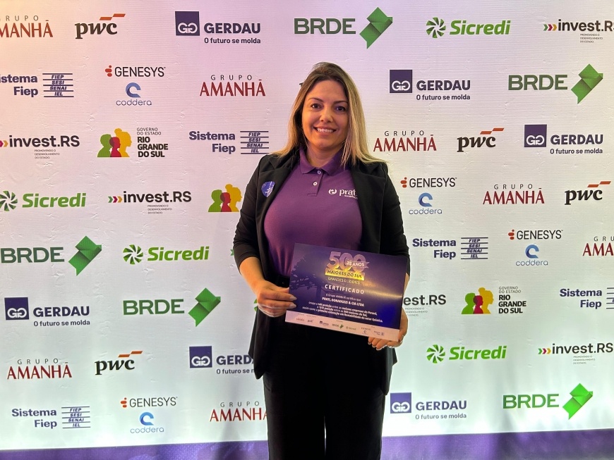 Prati-Donaduzzi se destaca entre as maiores empresas do Sul do Brasil