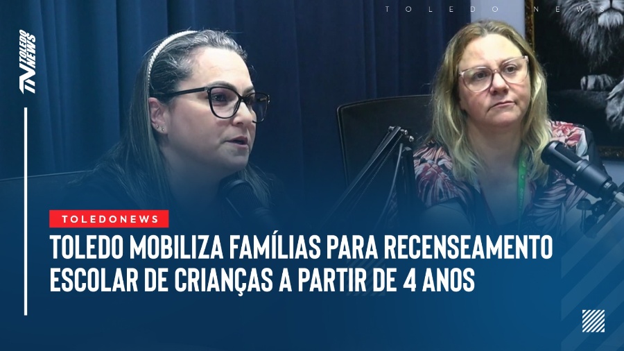 Prazo final do Recenseamento Escolar em Toledo termina nesta terça-feira (30)