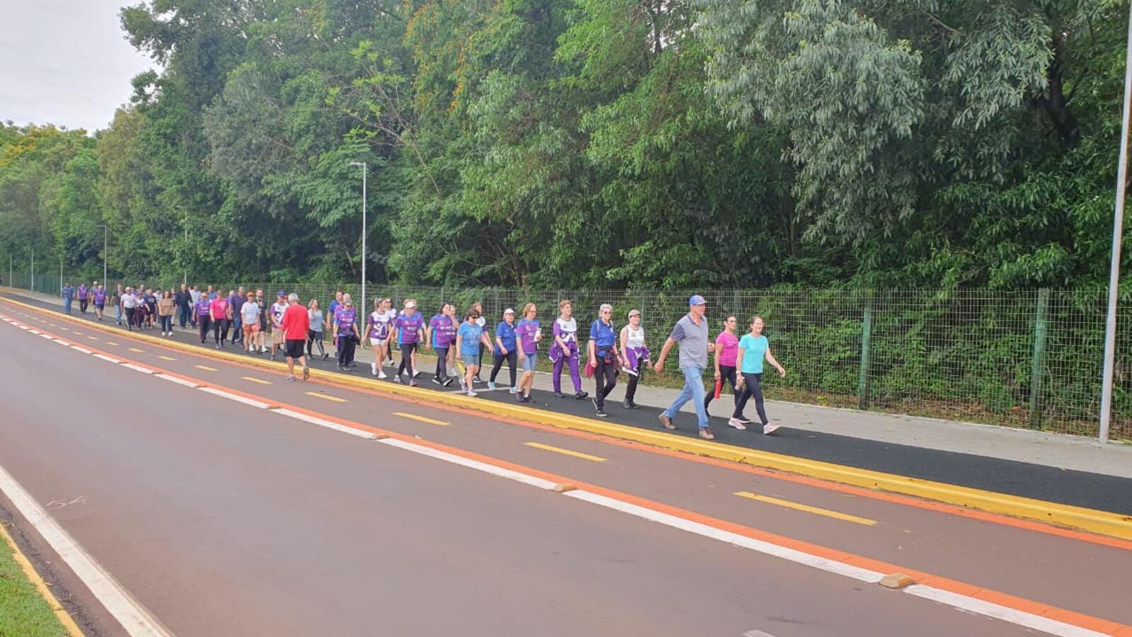 Caminhada celebra o Dia Internacional dos Idosos em Toledo