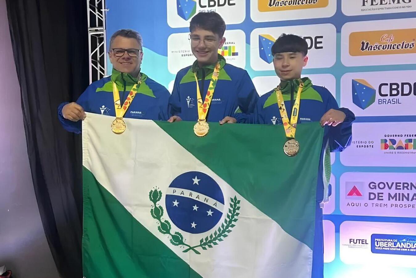 Com atleta de Toledo, Paraná conquista a prata nos Jogos Escolares Brasileiros