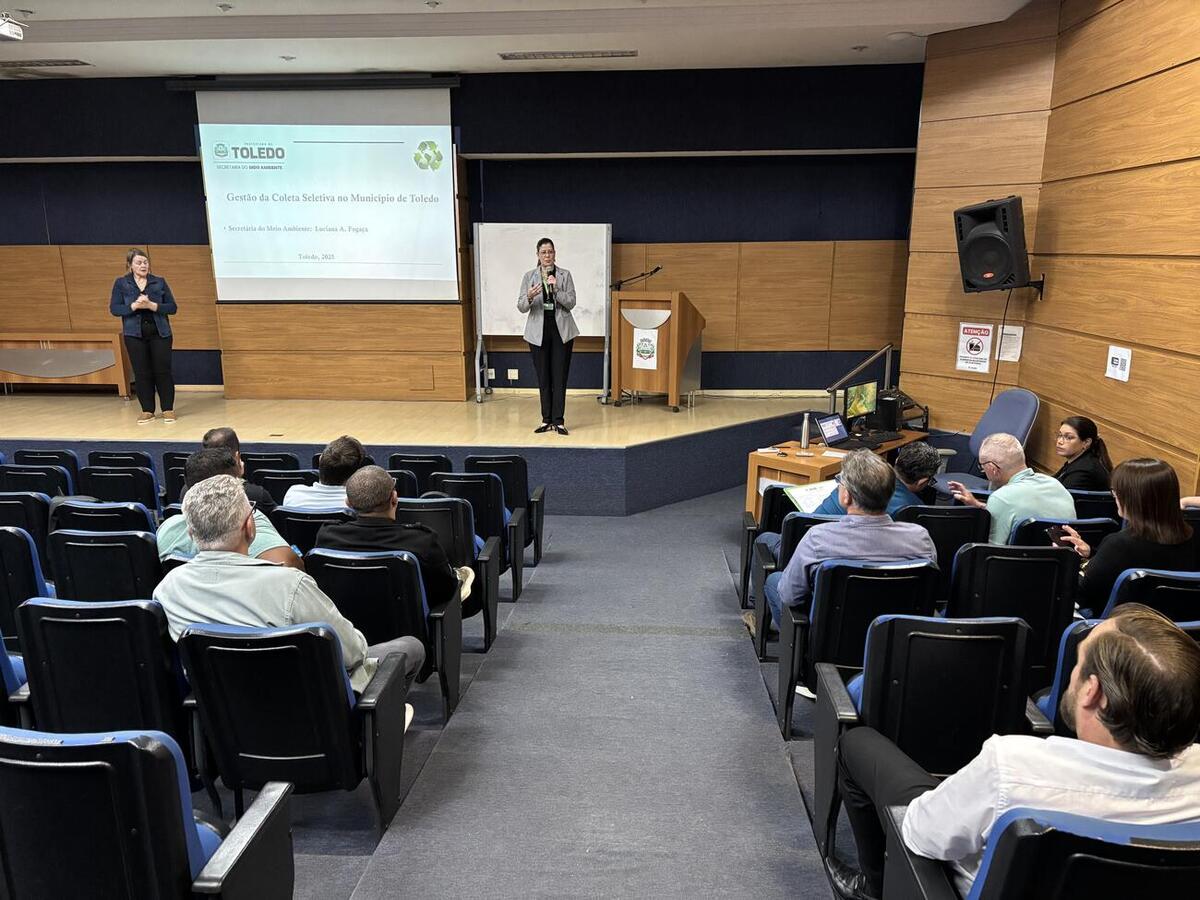 Secretaria do Meio Ambiente apresenta trabalho de coleta seletiva em Toledo