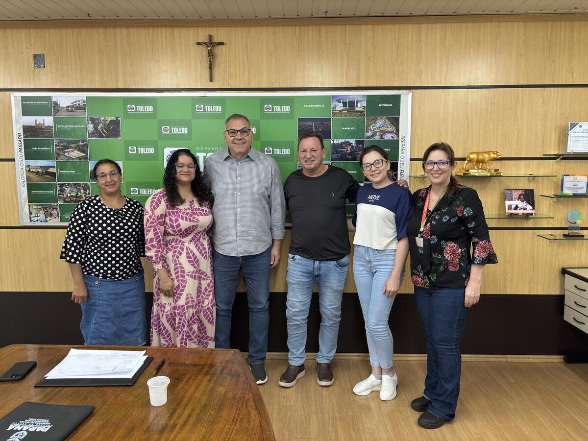 Representantes de Novo Sarandi e Vila Ipiranga fazem visita à Prefeitura de Toledo