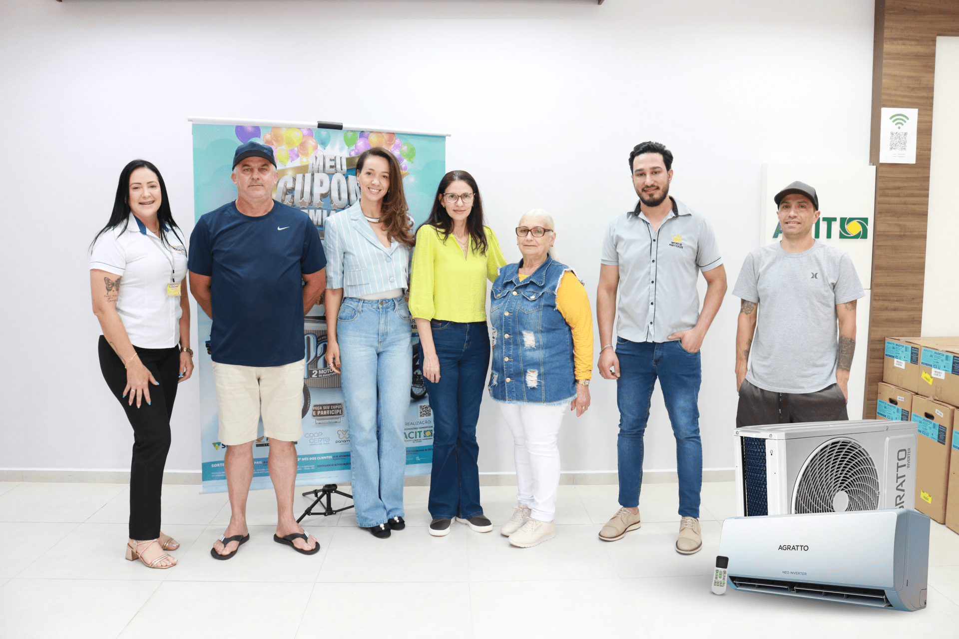 ACIT entrega premiação da campanha Meu Cupom Premiado