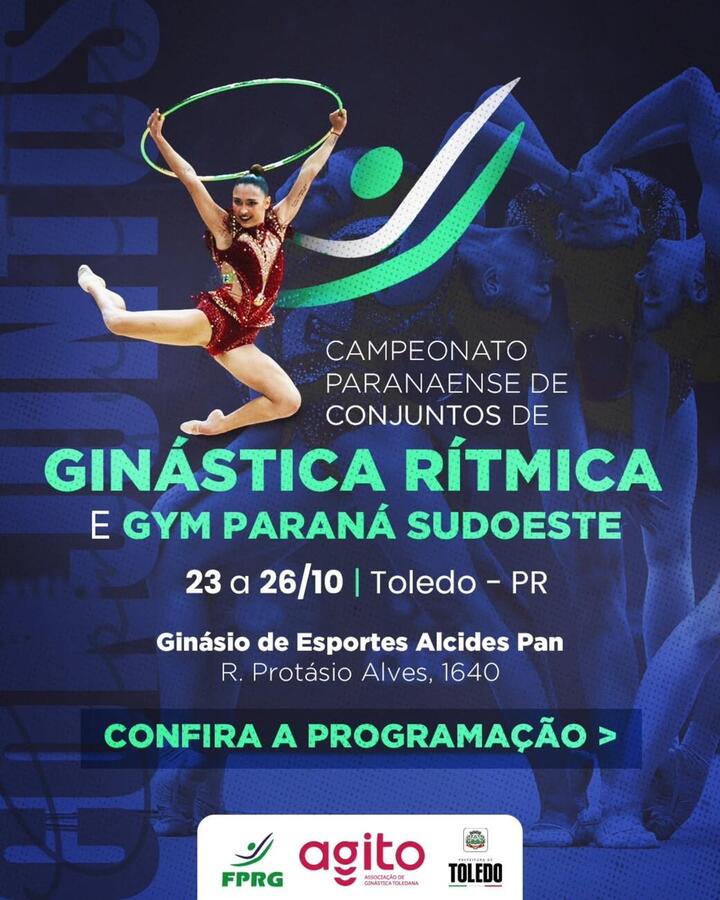 Toledo recebe Campeonato Paranaense de Ginástica Rítmica