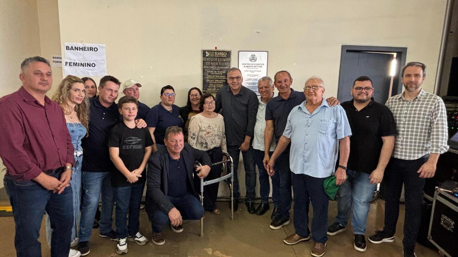 Centro de Eventos em Vila Nova homenageia família Rettor