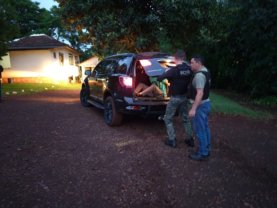 Foragido há 12 anos é preso pela Polícia Civil no interior de Toledo