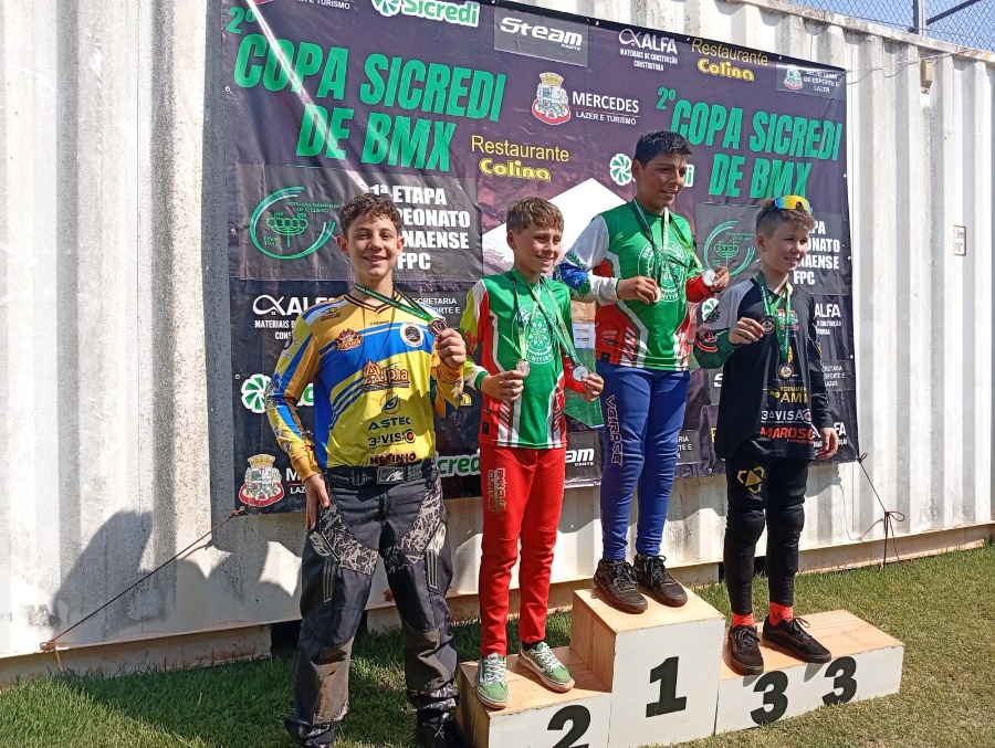 Atletas da Abast BMX Clube de Toledo conquistam grandes resultados na 2ª Copa Sicredi de BMX