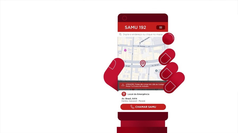 Consamu lança aplicativo que permite acionar o Samu pela internet, mesmo sem sinal de telefone