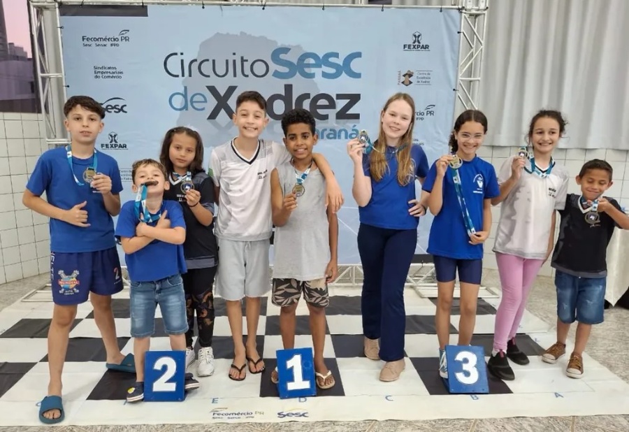 Circuito Sesc de Xadrez reúne 240 participantes e movimenta Toledo com presença de mestres nacionais