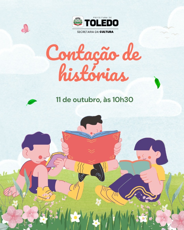 Contação de Histórias celebra o Dia das Crianças com magia e encanto em Toledo