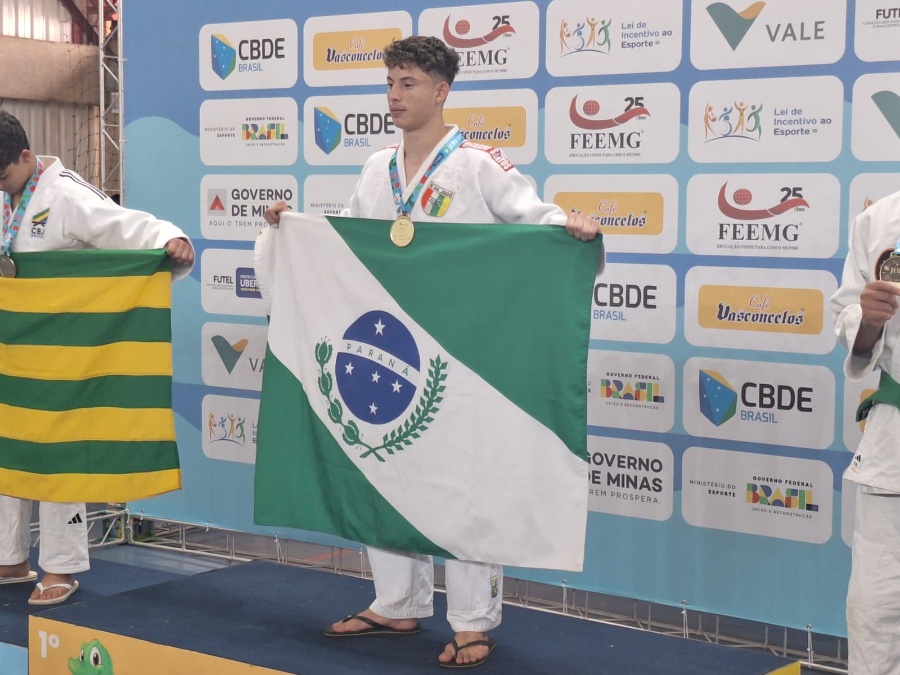 Judô de Toledo conquista ouro e prata nos Jogos Escolares Brasileiros 2025