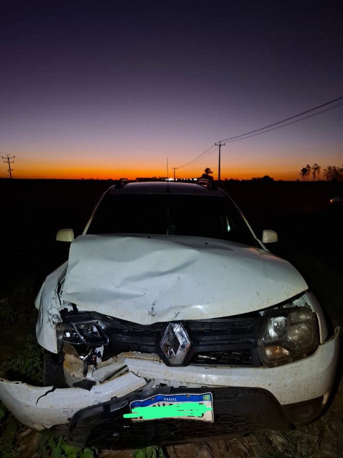 Moradora de Toledo se envolve em acidente com três veículos na PR-364, em Terra Roxa; criança tem ferimentos leves
