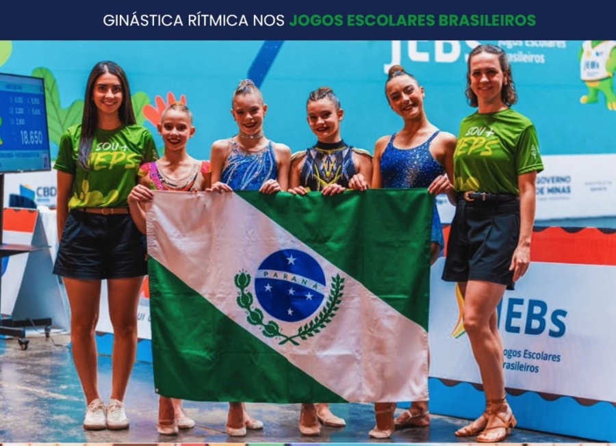 Júlia Lorenzatto conquista quatro medalhas nos JEBs e é convocada para a Seleção Brasileira de Ginástica Rítmica