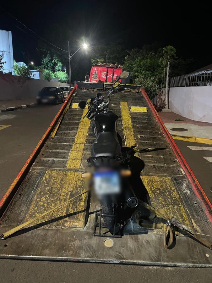 Guarda Municipal recupera motocicleta com alerta de furto em Toledo