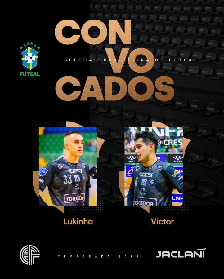 Victor e Lukinha, do Esporte Futuro, representarão o Brasil na Liga Evolución Sub-23, na Venezuela