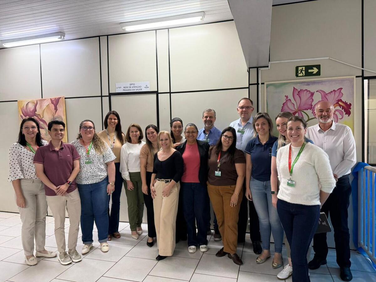 Secretaria da Saúde de Toledo recebe membros do Cresems-PR