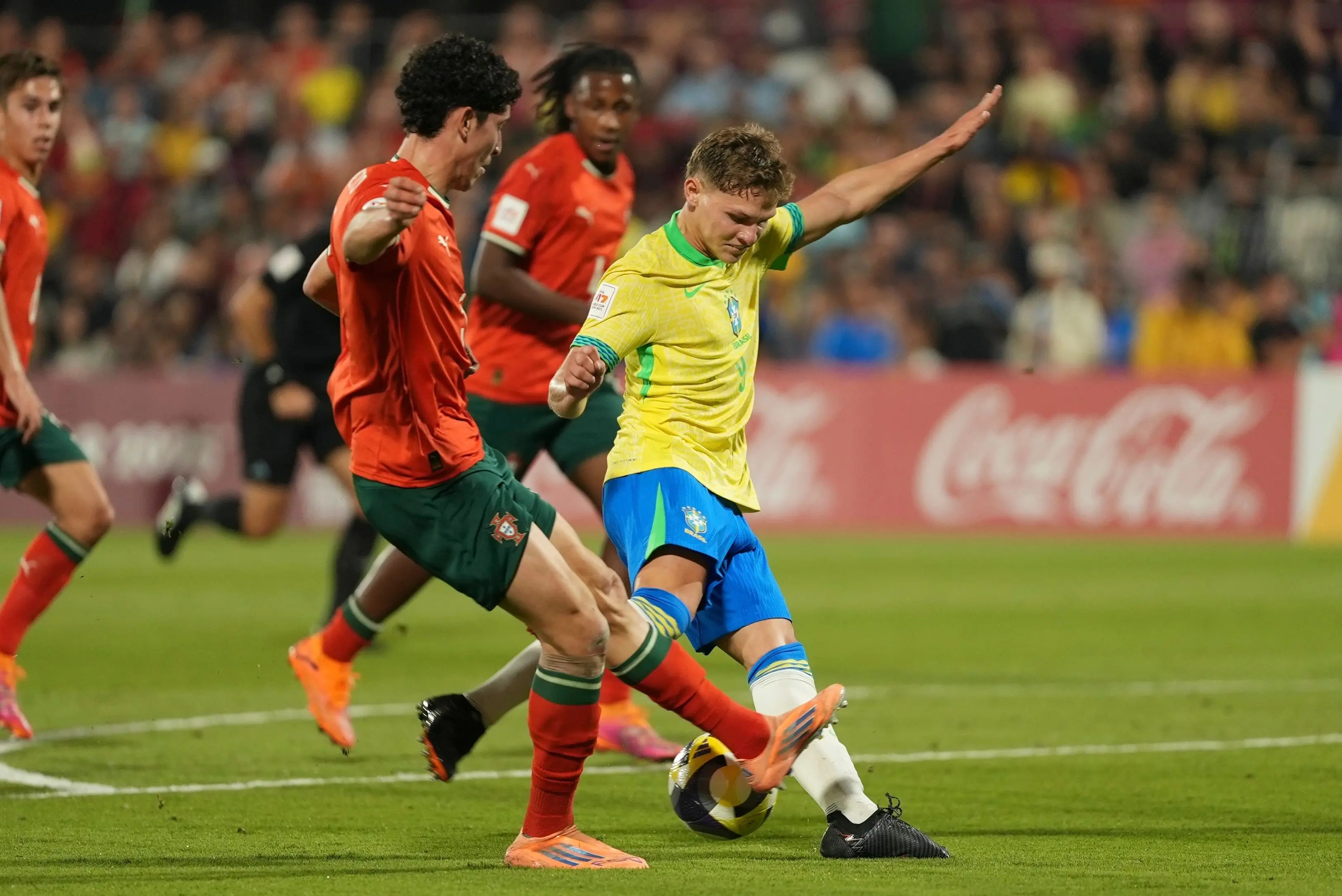 Brasil perde para Portugal e fica fora do Mundial Sub-17