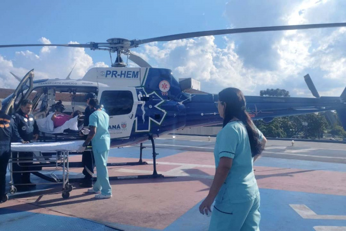 Referência nacional, serviço aeromédico do Paraná garante assistência em todas as regiões