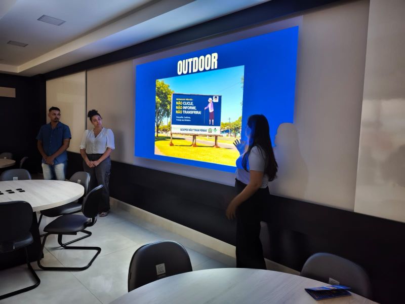 Alunos da FAG Toledo elaboram campanha de combate a golpes para a terceira idade