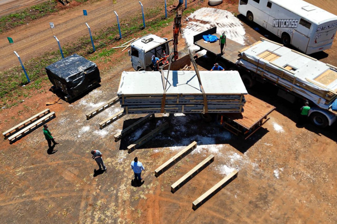 Primeiras casas das vítimas do tornado começam a ser construídas semana que vem em Rio Bonito do Iguaçu
