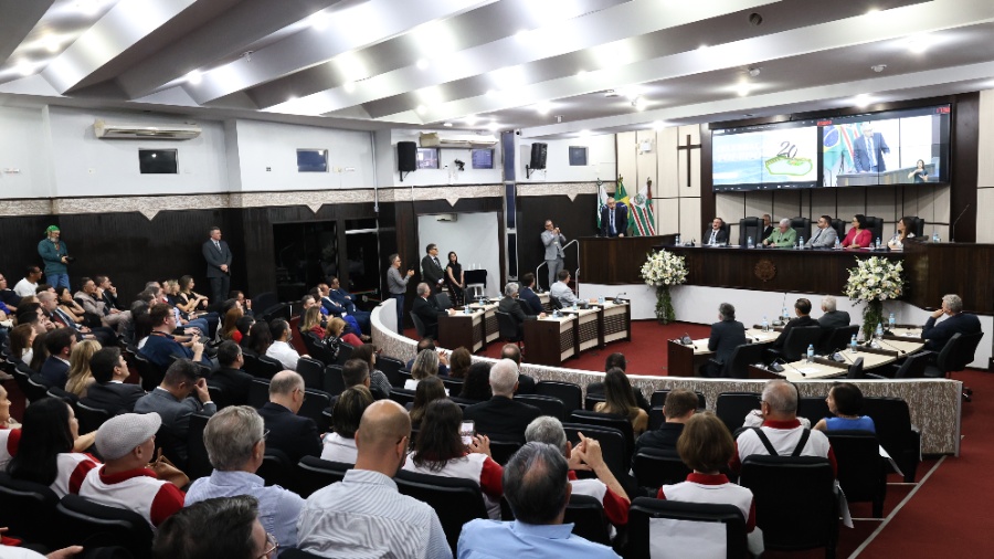 Auditório da Câmara sedia evento em celebração aos 20 anos da 1ª Vara Federal de Toledo