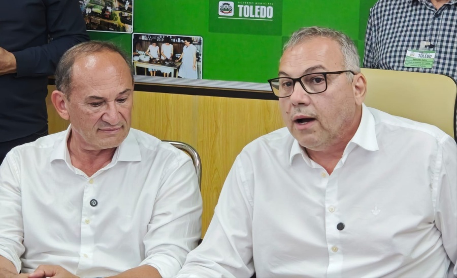 Vice-prefeito Lucio de Marchi assume interinamente a Prefeitura de Toledo durante viagem oficial de Costenaro à Europa