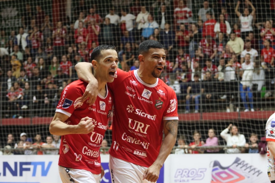 Cascavel Futsal é eliminado da Liga Nacional após derrota de virada para o Atlântico-RS