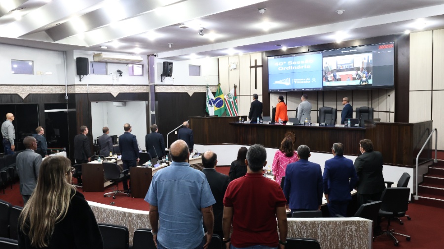 40ª Sessão Ordinária: acompanhe o que foi votado na Câmara de Toledo