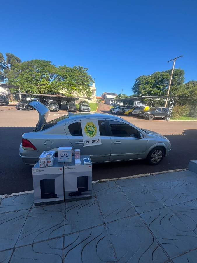 Ação policial no Jardim Independência apreende produtos estrangeiros sem comprovação fiscal