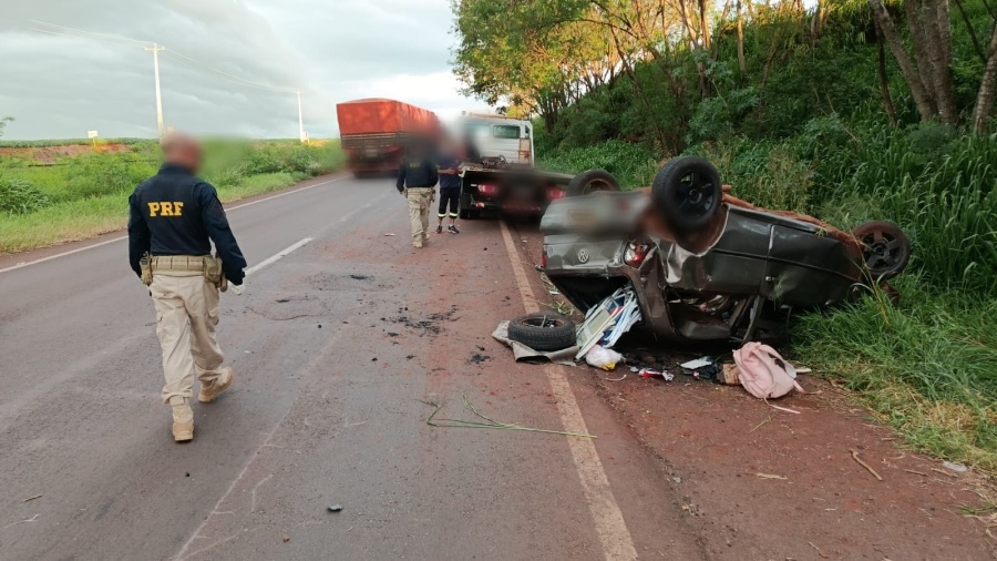 Crianças e adolescentes estão entre os feridos em capotamento que deixou oito vítimas na BR-163