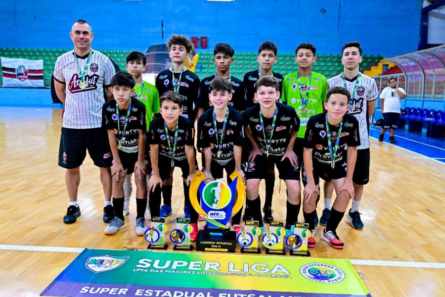 ACEFFUT conquista o título da Série Ouro Sub-12 do Novo Futsal Paraná