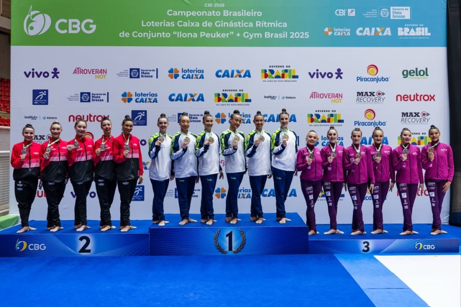 Agito encerra Brasileiro de Conjuntos com medalha e destaque técnico em Cuiabá