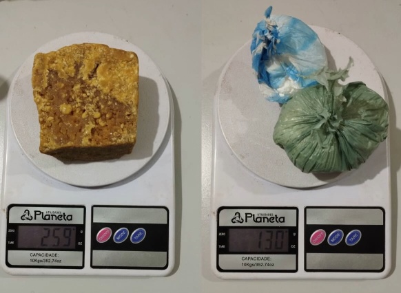 Homem monitorado por tornozeleira é preso com droga suficiente para produzir mais de mil pedras de crack em Toledo