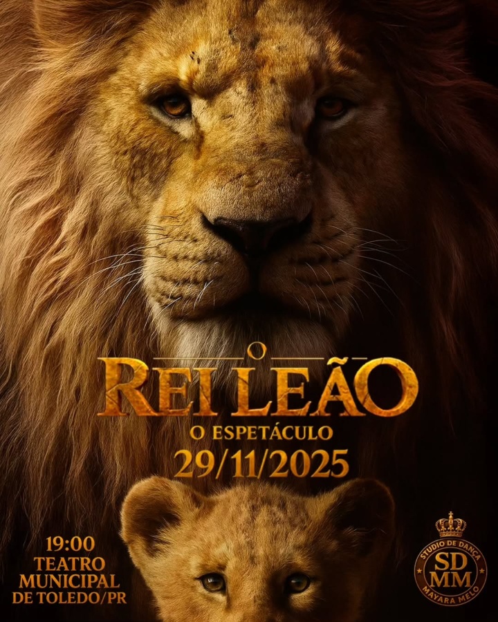 Espetáculo ???O Rei Leão??? será apresentado no Teatro Municipal de Toledo no dia 29 de novembro