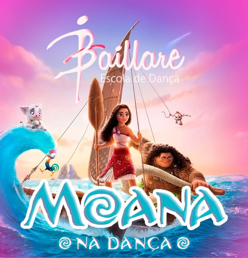 Espetáculo 'Moana na Dança' será apresentado neste domingo (30) no Teatro Municipal de Toledo