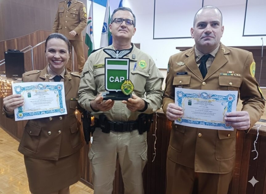 PMPR realiza formaturas do Curso de Sargentos e do Curso de Aperfeiçoamento de Praças em Cascavel; 19º BPM prestigia militares concluintes