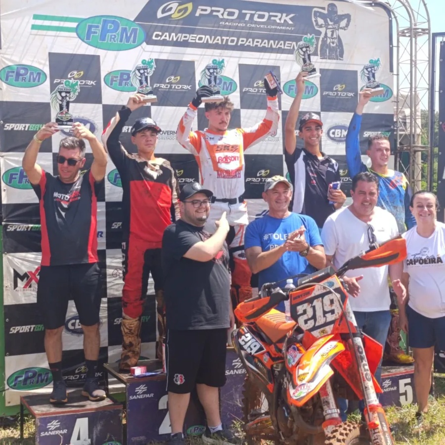 Toledano Denyter Dorfschmidt encerra temporada com vitória na etapa final do Campeonato Paranaense de Motocross
