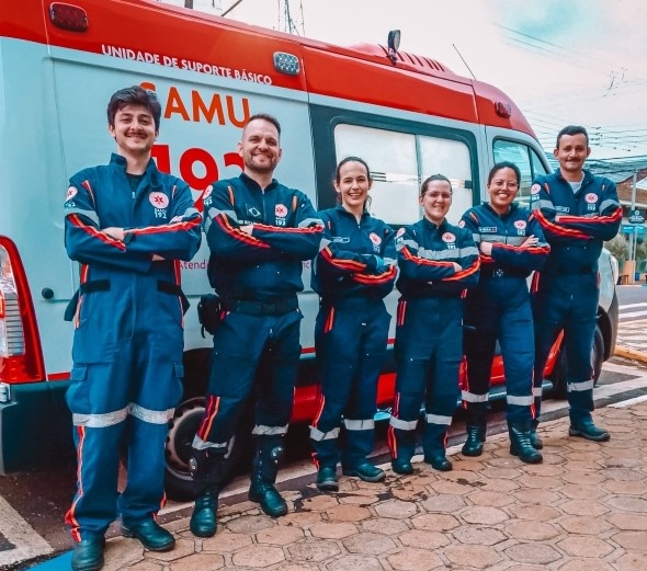 Gestante entra em trabalho de parto avançado e bebê nasce em ambulância do Samu em Toledo