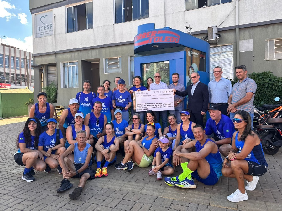 Hoesp - Hospital Bom Jesus recebe mais de R$ 80 mil de recursos da Corrida Solidária