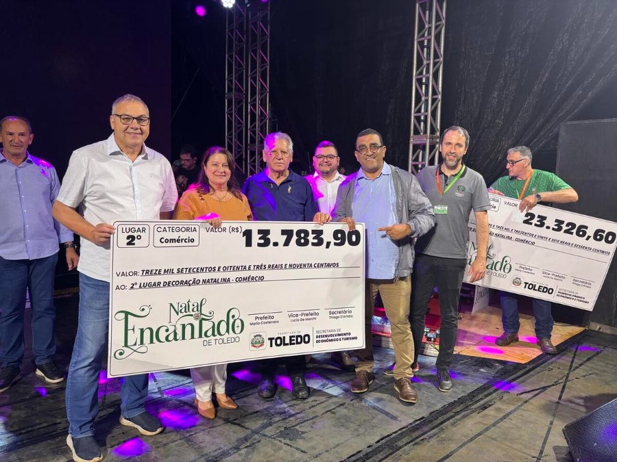 Vencedores do Concurso de Decoração Natalina são anunciados pela Prefeitura de Toledo