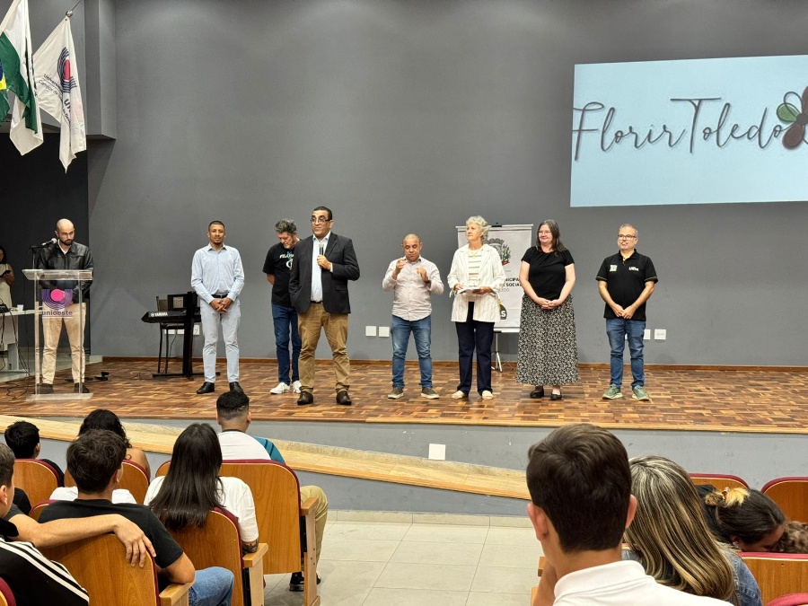 Projeto Florir Toledo encerra ano com homenagens, anúncios e foco em expansão para 2026